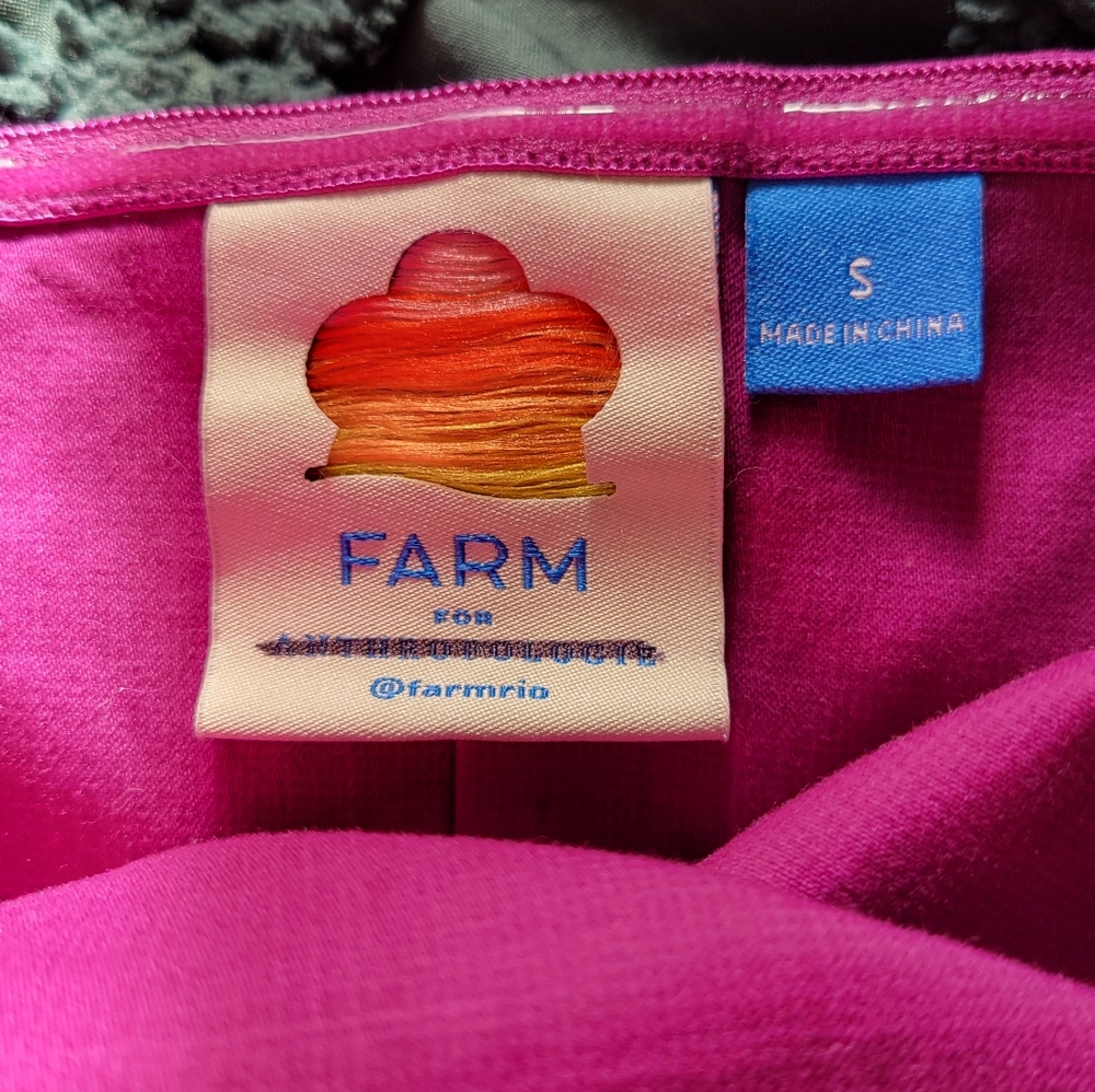 FARM Rio Bright Magenta Dress with Strapps/Strappless Size S - Picture 5 of 9